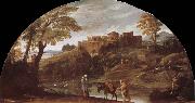 Annibale Carracci Escape to Egypt oil on canvas